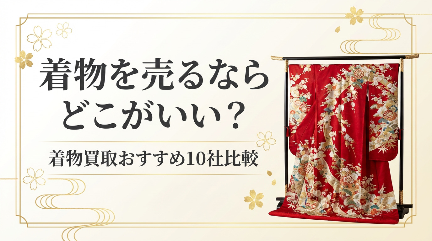 着物を売るならどこがいい？着物買取おすすめ10社比較！