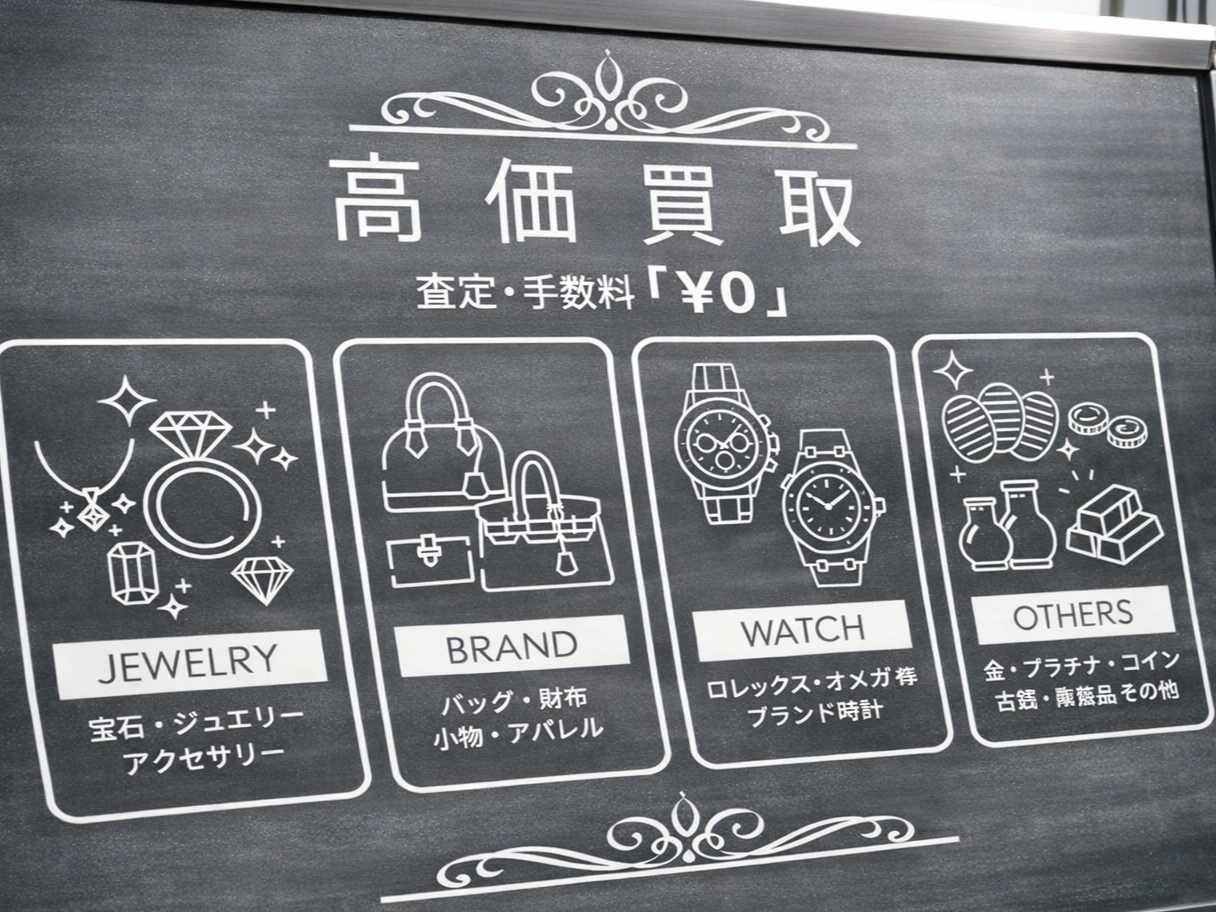 ブランド品高価買取・厳選販売の銀座パリス宇都宮店